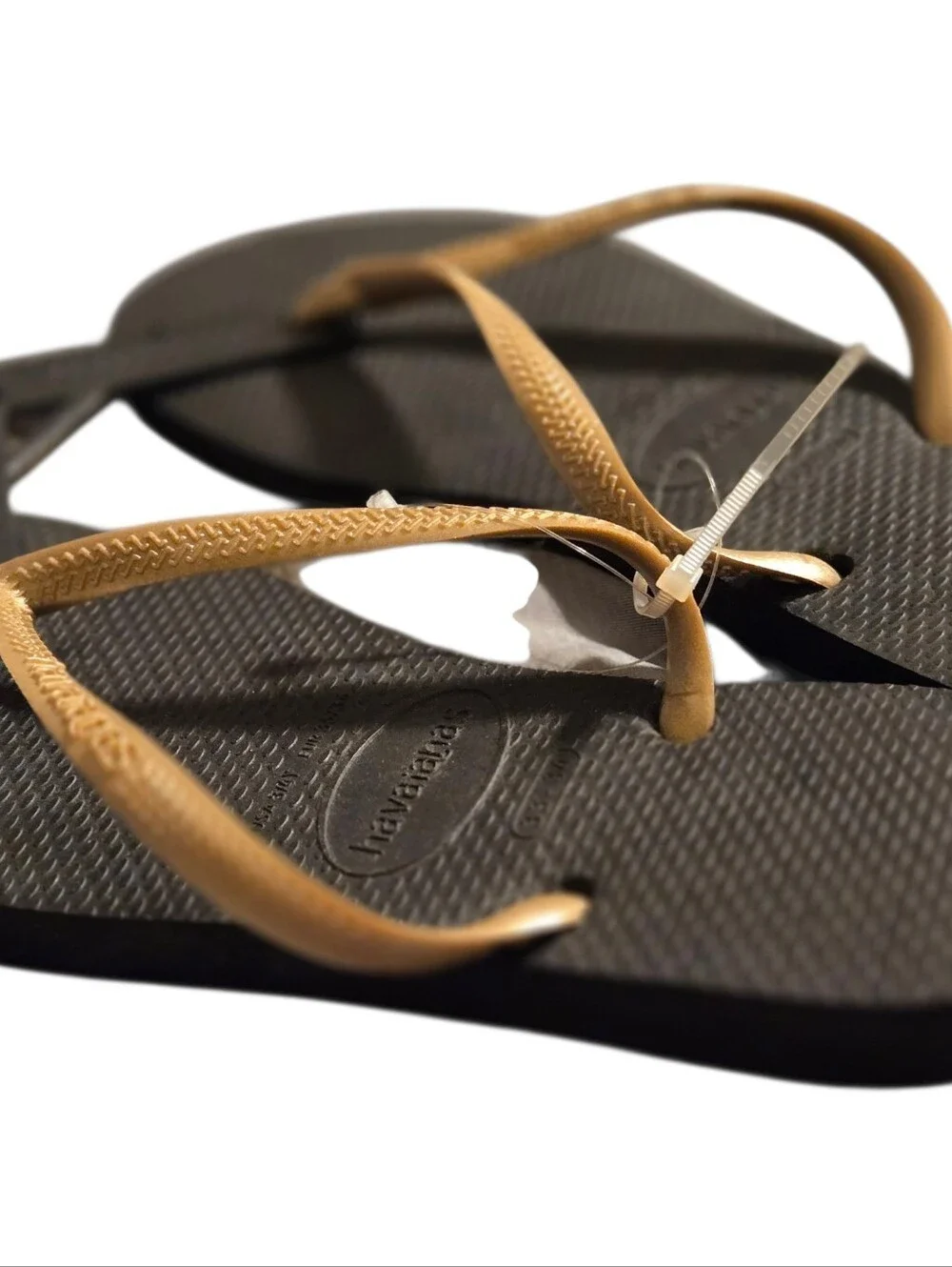 Havaianas Slim Logo Youth Flip-Flops Size 3/4 Y NWT